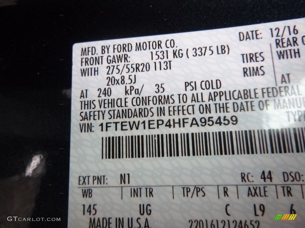 2017 F150 XLT SuperCrew 4x4 - Blue Jeans / Earth Gray photo #14