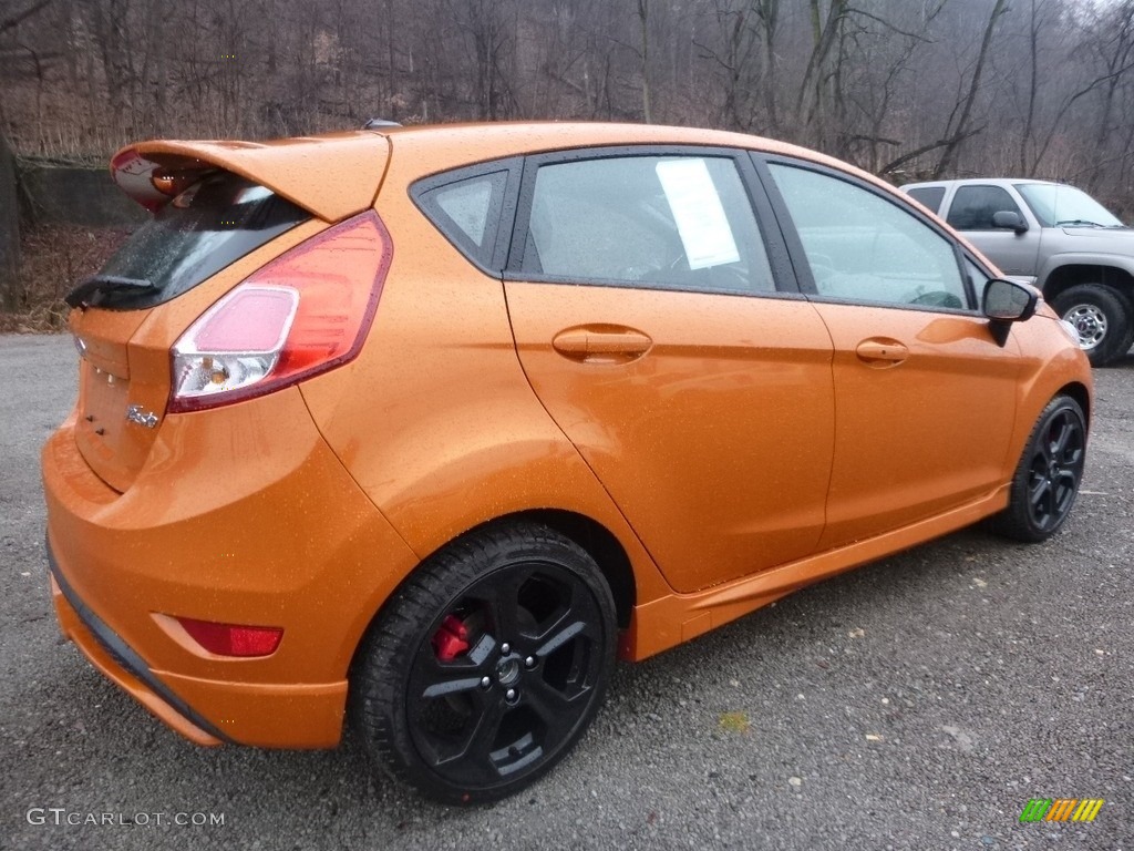 Orange Spice Metallic Tri-Coat 2017 Ford Fiesta ST Hatchback Exterior Photo #118229503