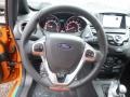Charcoal Black 2017 Ford Fiesta ST Hatchback Steering Wheel