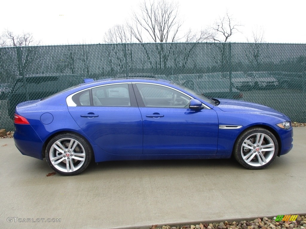 Caesium Blue 2017 Jaguar XE 35t Premium AWD Exterior Photo #118229981