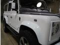 White 1985 Land Rover Defender 110 Hardtop Himalaya