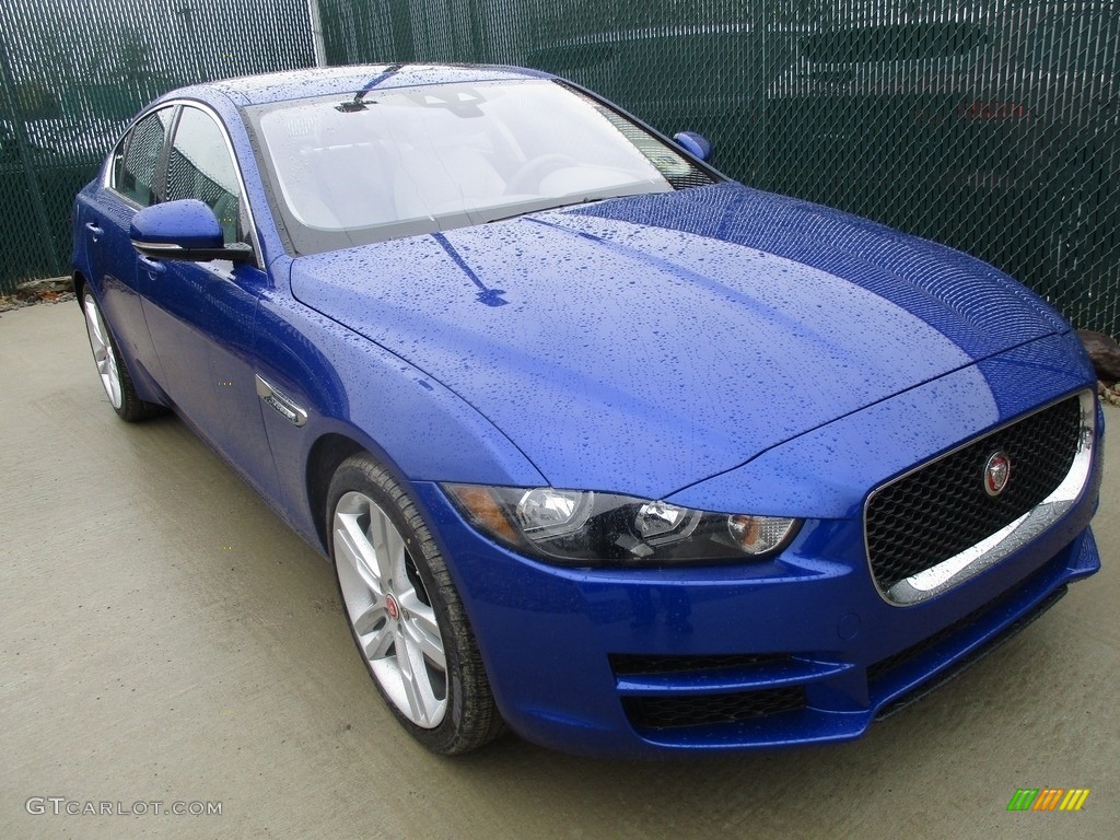 Caesium Blue 2017 Jaguar XE 35t Premium AWD Exterior Photo #118230077