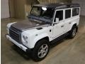 White 1985 Land Rover Defender 110 Hardtop Himalaya Exterior
