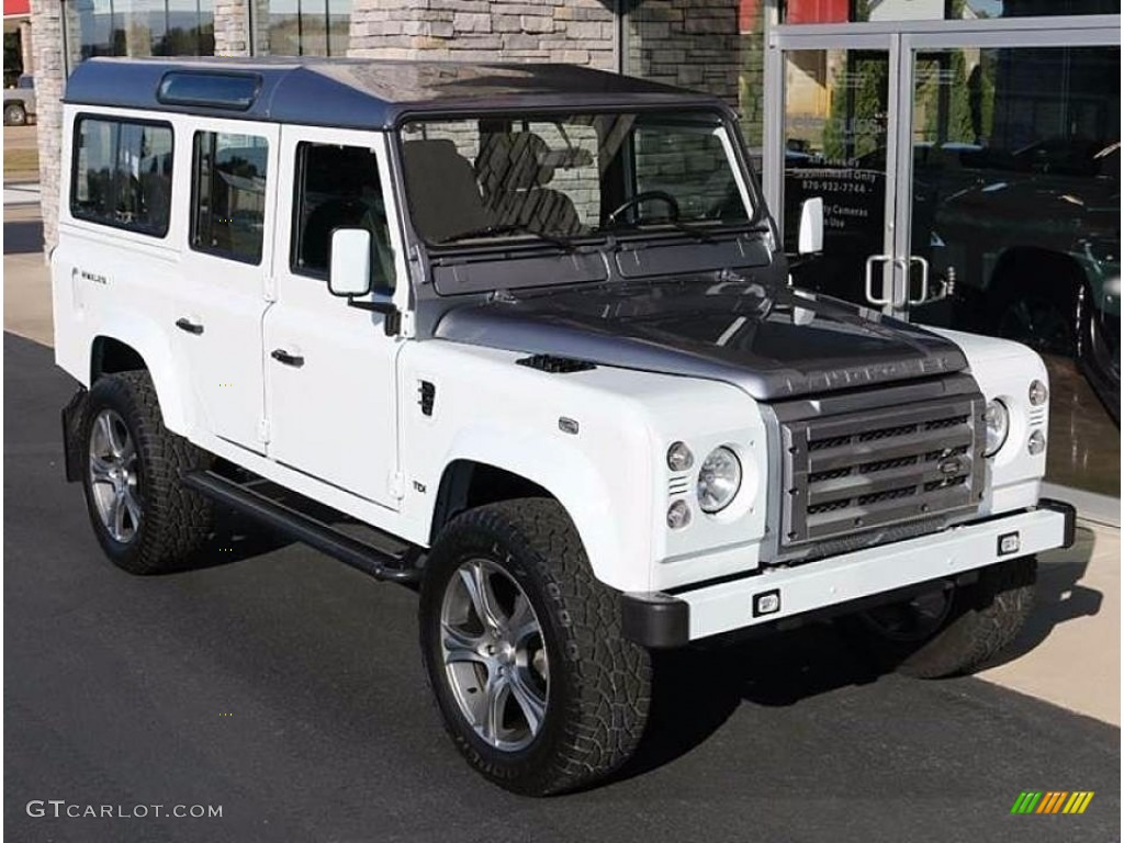 White 1985 Land Rover Defender 110 Hardtop Himalaya Exterior Photo #118230128