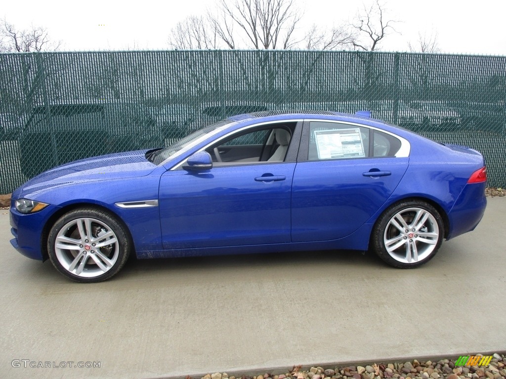 Caesium Blue 2017 Jaguar XE 35t Premium AWD Exterior Photo #118230146