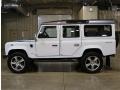 White 1985 Land Rover Defender 110 Hardtop Himalaya Exterior