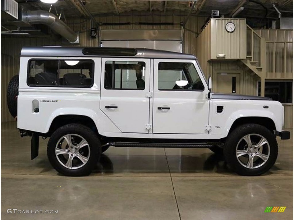 White 1985 Land Rover Defender 110 Hardtop Himalaya Exterior Photo #118230164