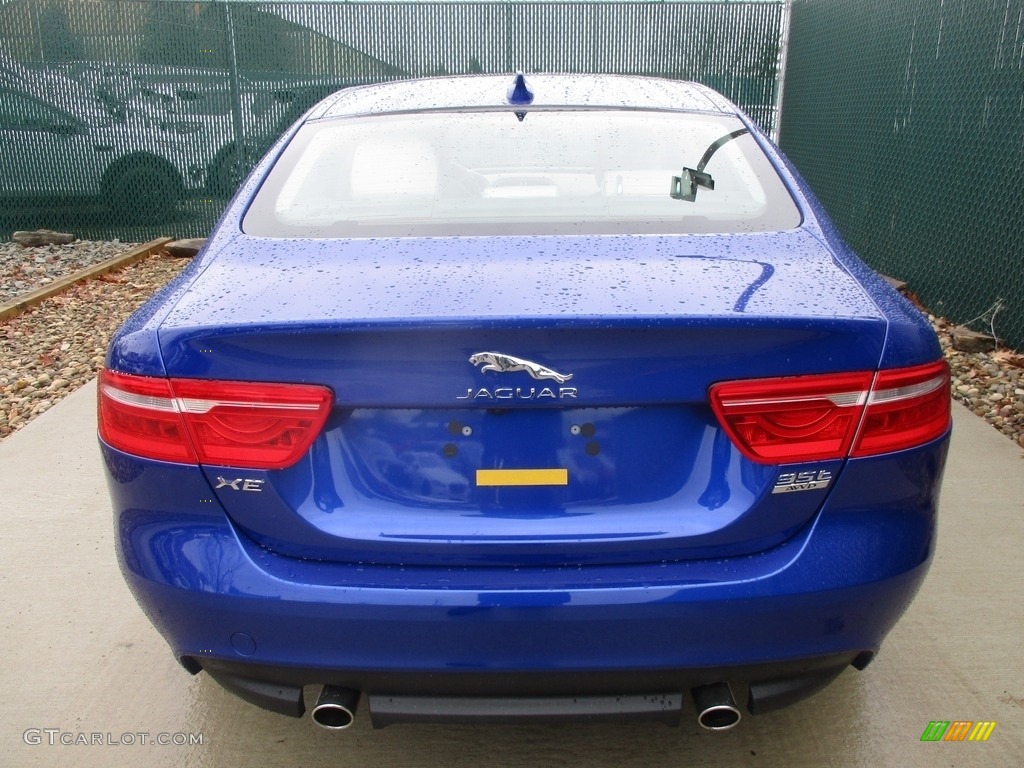 2017 XE 35t Premium AWD - Caesium Blue / Light Oyster photo #10