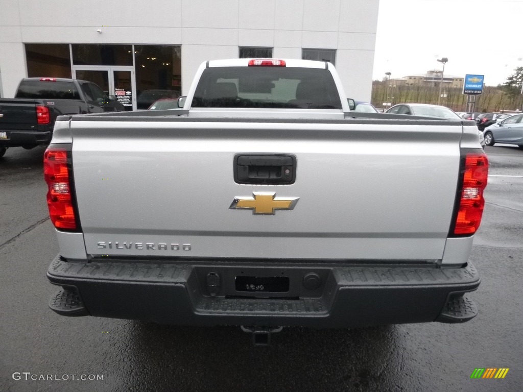 2017 Silverado 1500 WT Regular Cab 4x4 - Silver Ice Metallic / Dark Ash/Jet Black photo #8