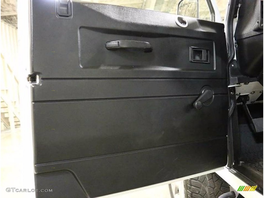 1985 Land Rover Defender 110 Hardtop Himalaya Grey Door Panel Photo #118230461