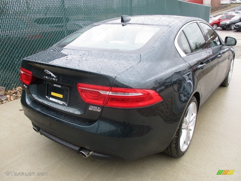 2017 XE 35t Premium AWD - British Racing Green / Jet photo #4