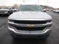 2017 Silver Ice Metallic Chevrolet Silverado 1500 LT Double Cab 4x4  photo #2