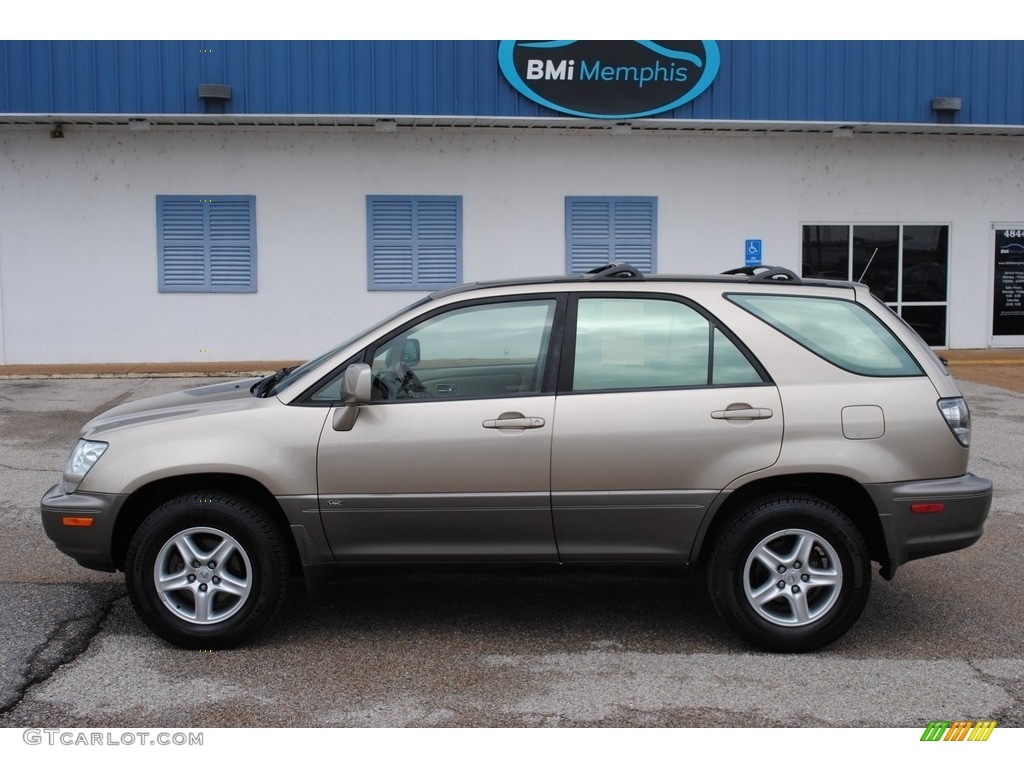 2001 RX 300 - Burnished Gold Metallic / Ivory photo #2