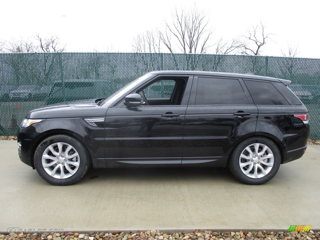 Narvik Black 2017 Land Rover Range Rover Sport HSE Exterior Photo #118231109