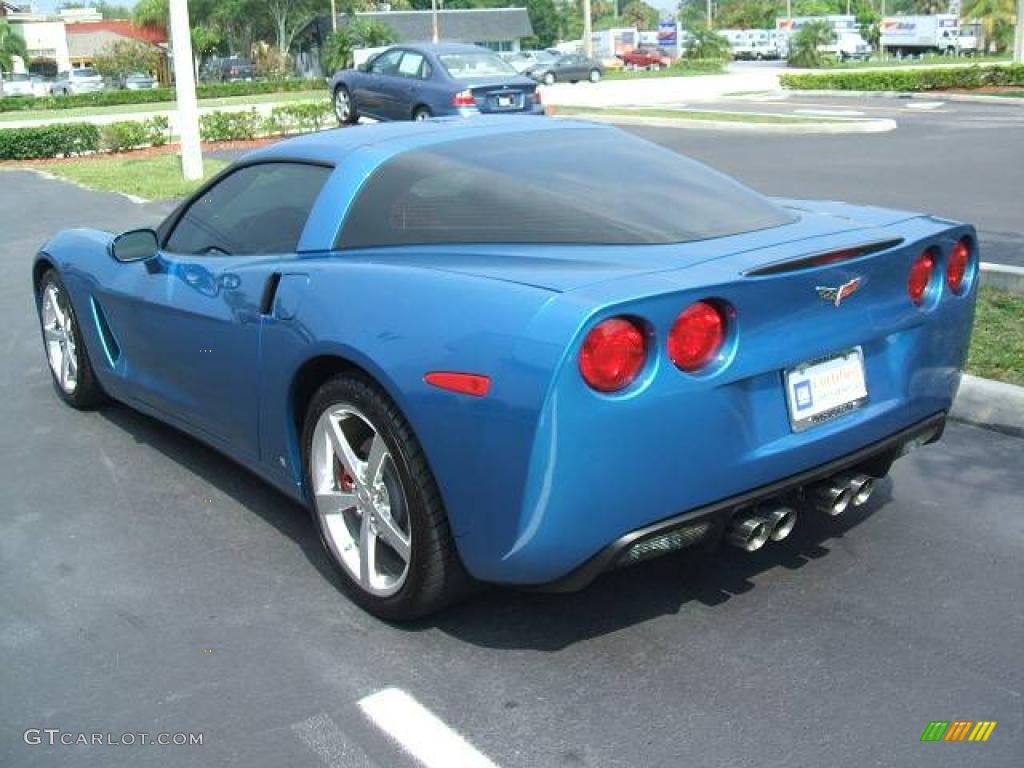 2008 Corvette Coupe - Jetstream Blue Metallic / Ebony photo #4