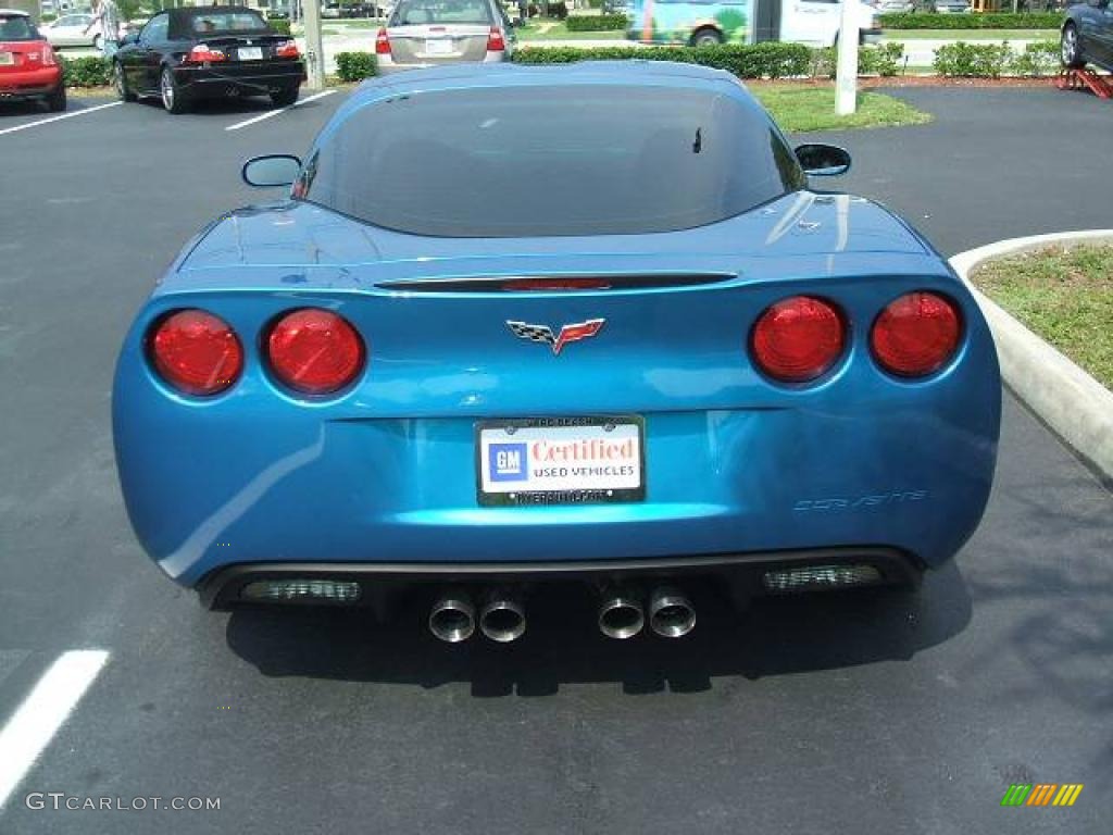 2008 Corvette Coupe - Jetstream Blue Metallic / Ebony photo #5
