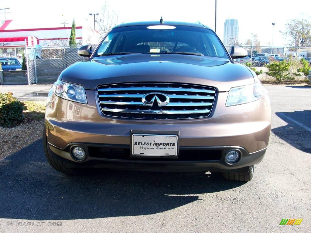 2004 FX 45 AWD - Liquid Copper Metallic / Black photo #3