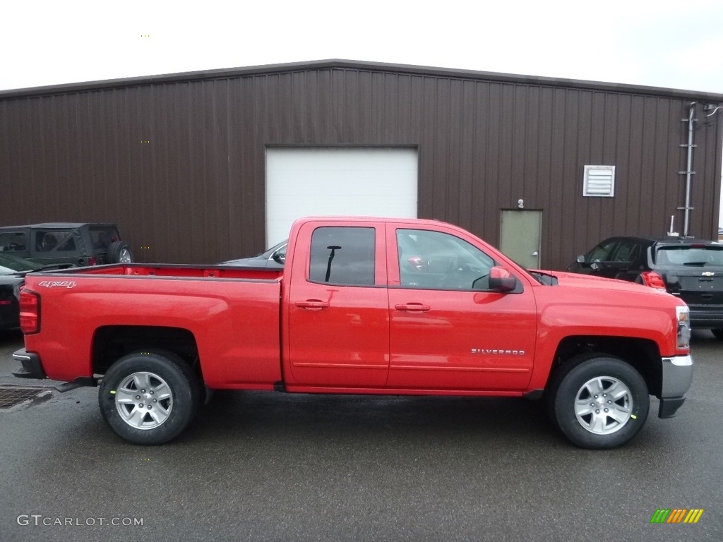 2017 Silverado 1500 LT Double Cab 4x4 - Red Hot / Jet Black photo #4