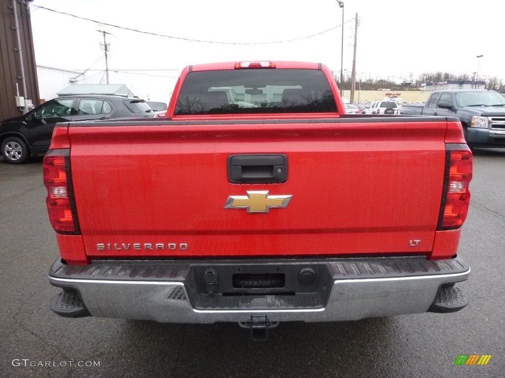 2017 Silverado 1500 LT Double Cab 4x4 - Red Hot / Jet Black photo #6