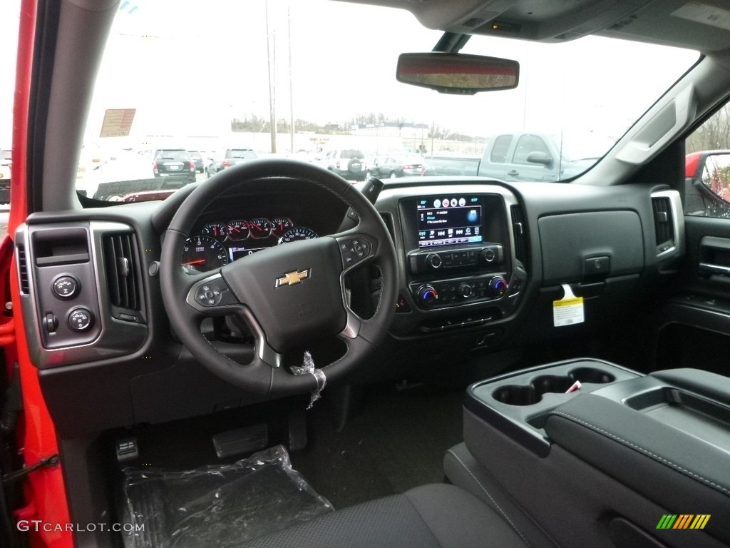 2017 Silverado 1500 LT Double Cab 4x4 - Red Hot / Jet Black photo #12