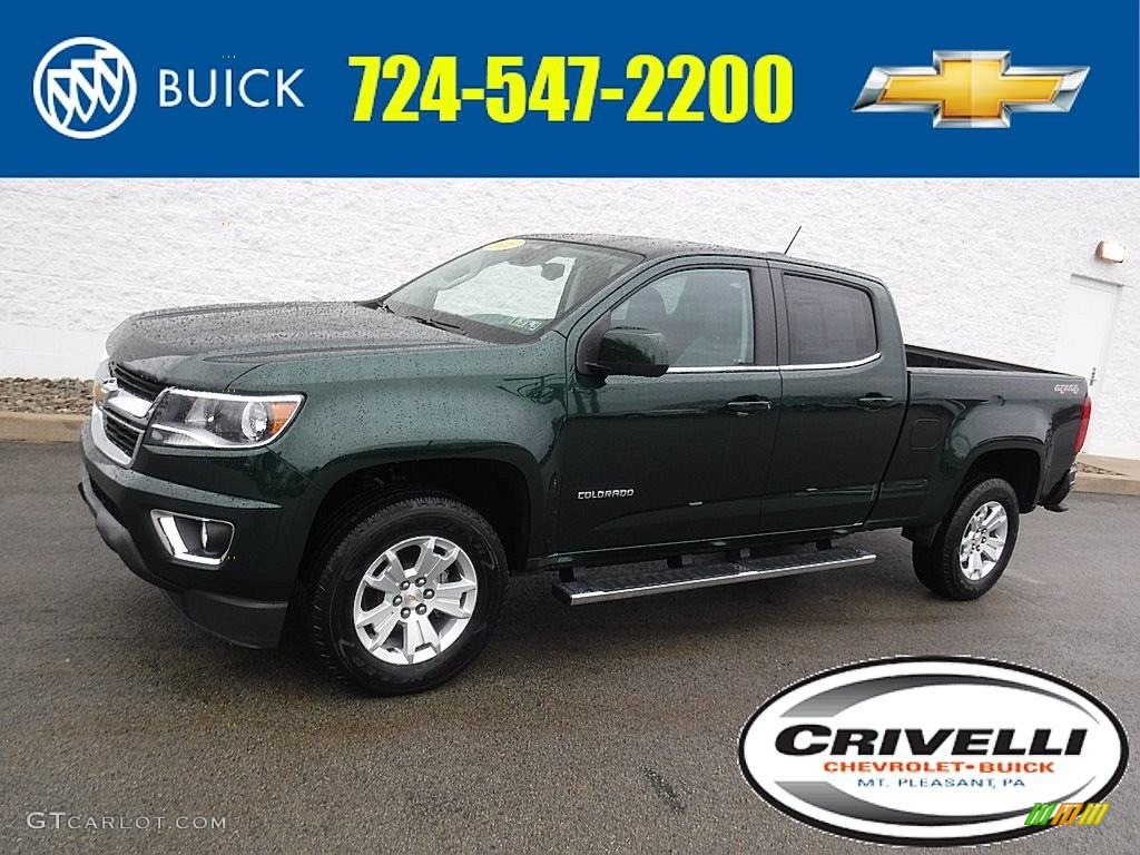 Rainforest Green Metallic Chevrolet Colorado