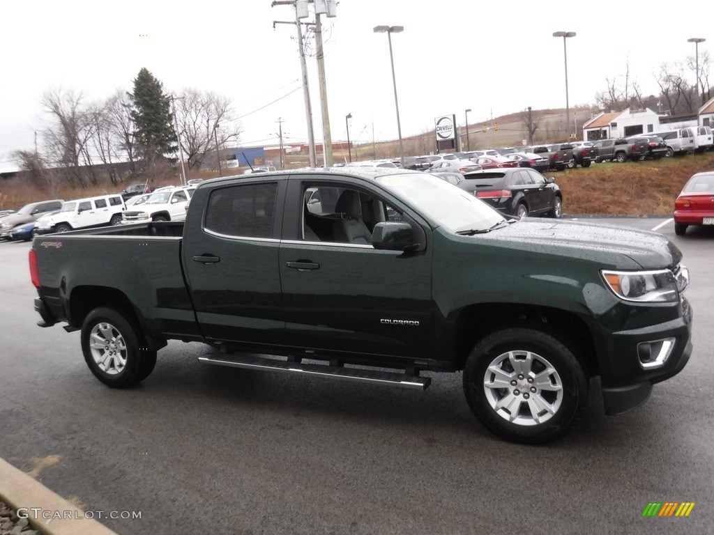 2016 Colorado LT Crew Cab 4x4 - Rainforest Green Metallic / Jet Black/Dark Ash photo #8