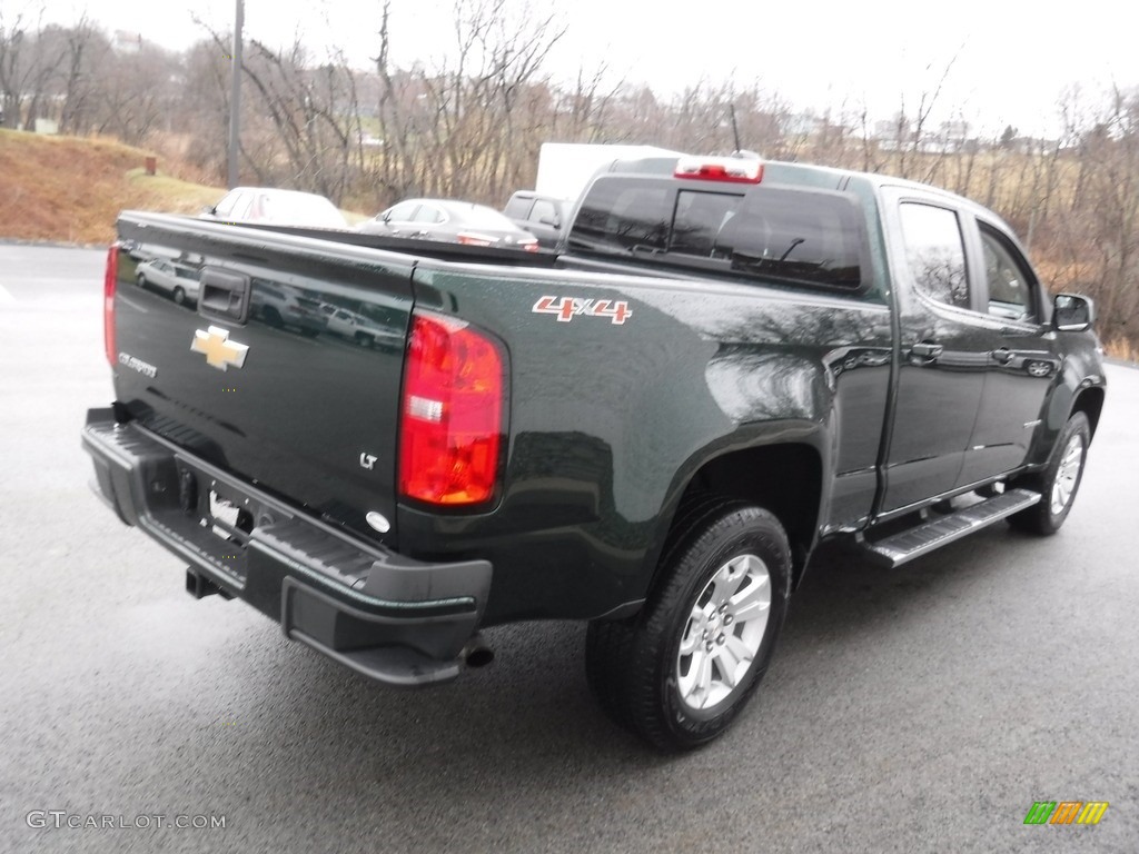 2016 Colorado LT Crew Cab 4x4 - Rainforest Green Metallic / Jet Black/Dark Ash photo #9