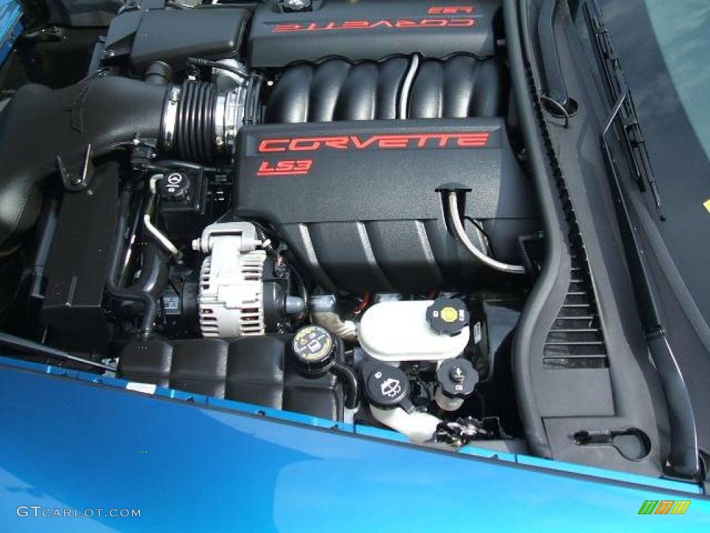 2008 Corvette Coupe - Jetstream Blue Metallic / Ebony photo #14