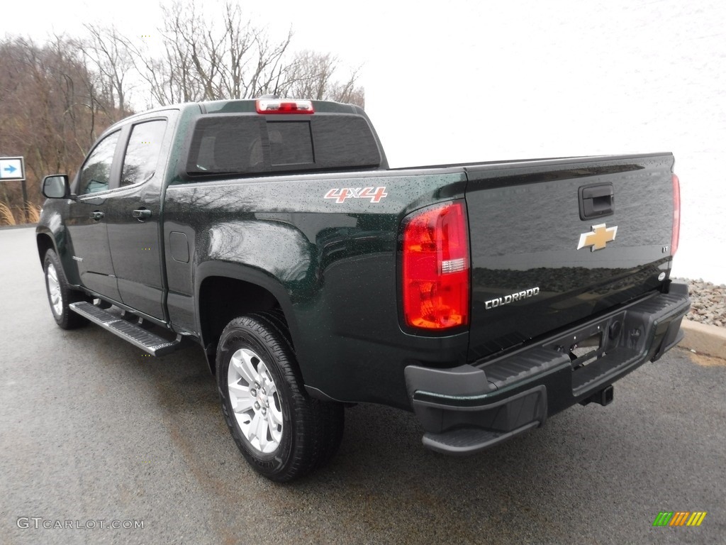 2016 Colorado LT Crew Cab 4x4 - Rainforest Green Metallic / Jet Black/Dark Ash photo #12