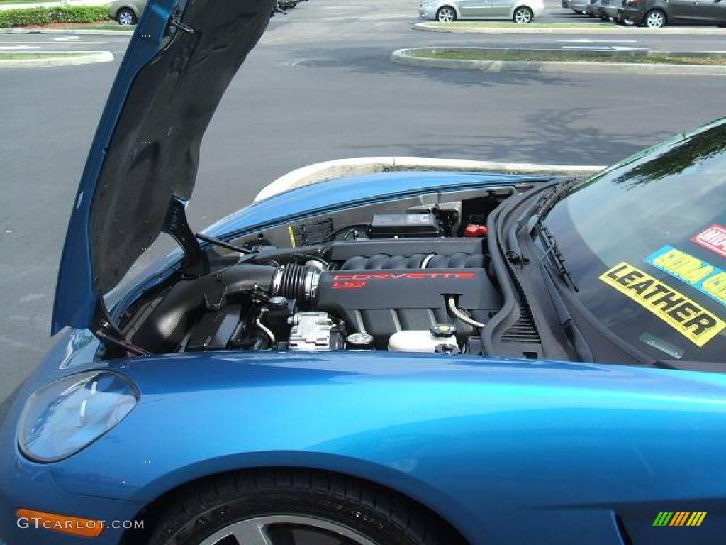 2008 Corvette Coupe - Jetstream Blue Metallic / Ebony photo #15