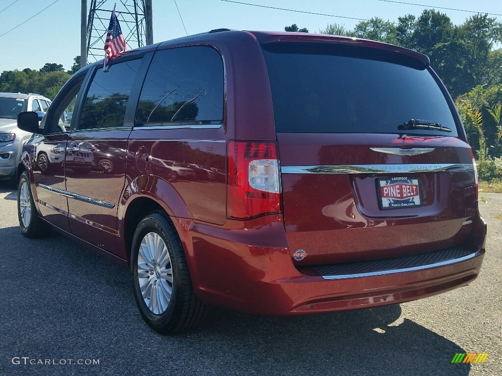 2013 Town & Country Limited - Deep Cherry Red Crystal Pearl / Dark Frost Beige/Medium Frost Beige photo #7