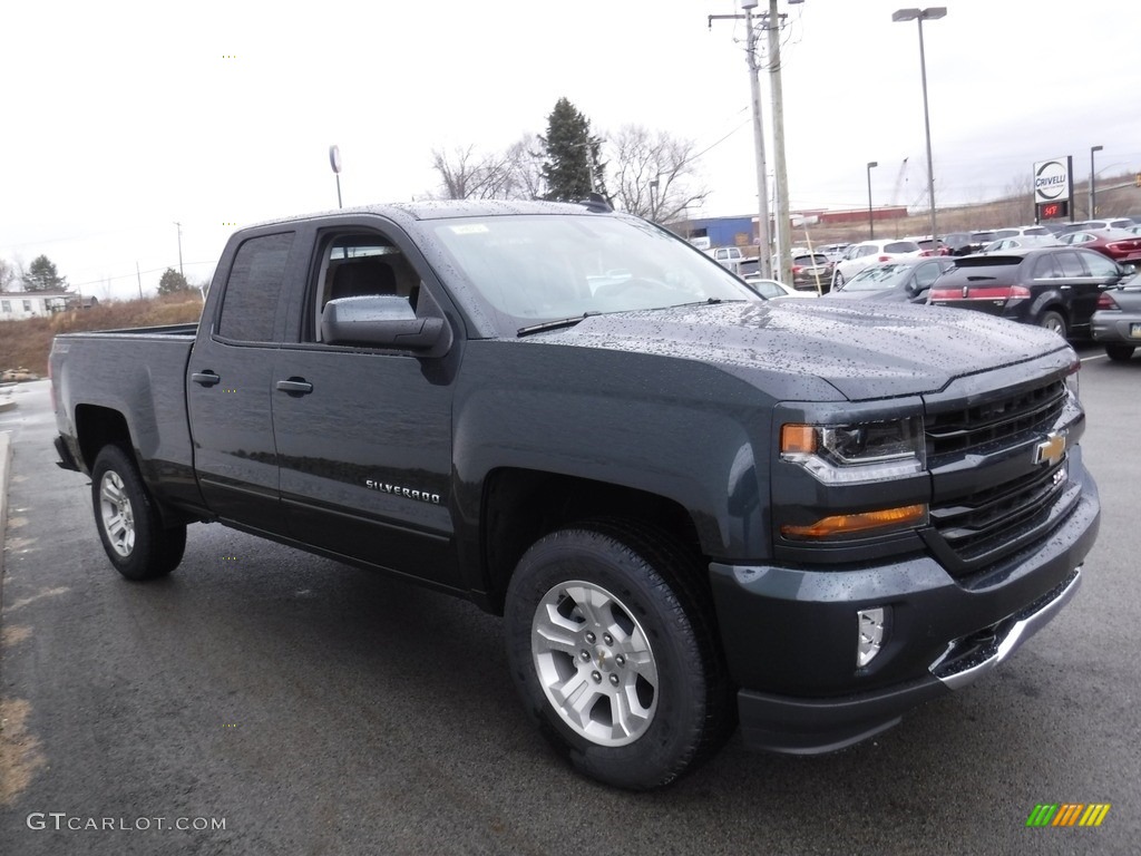 2017 Silverado 1500 LT Double Cab 4x4 - Graphite Metallic / Jet Black photo #6