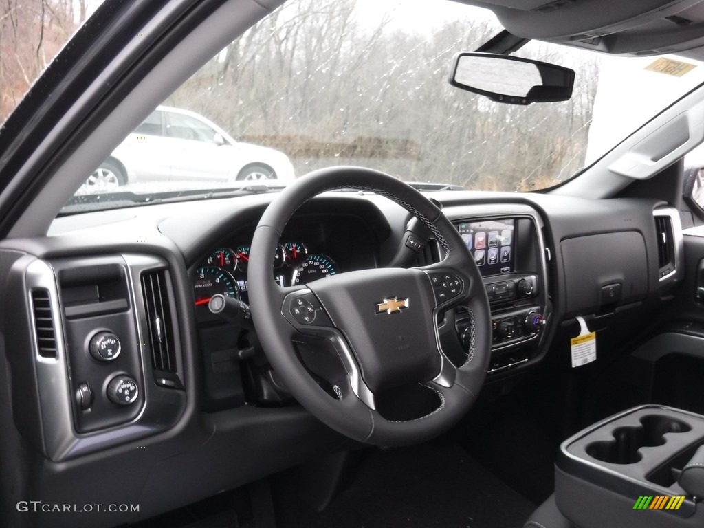 2017 Silverado 1500 LT Double Cab 4x4 - Graphite Metallic / Jet Black photo #9