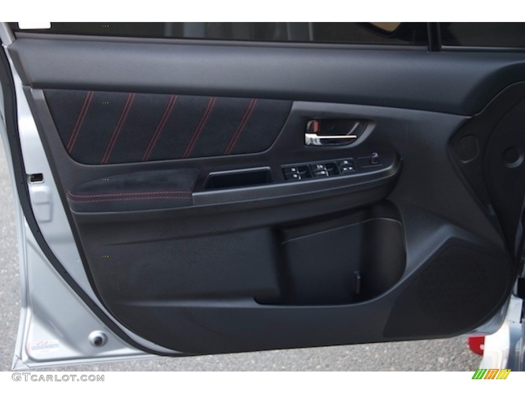 2016 Subaru WRX STI Carbon Black Door Panel Photo #118233659
