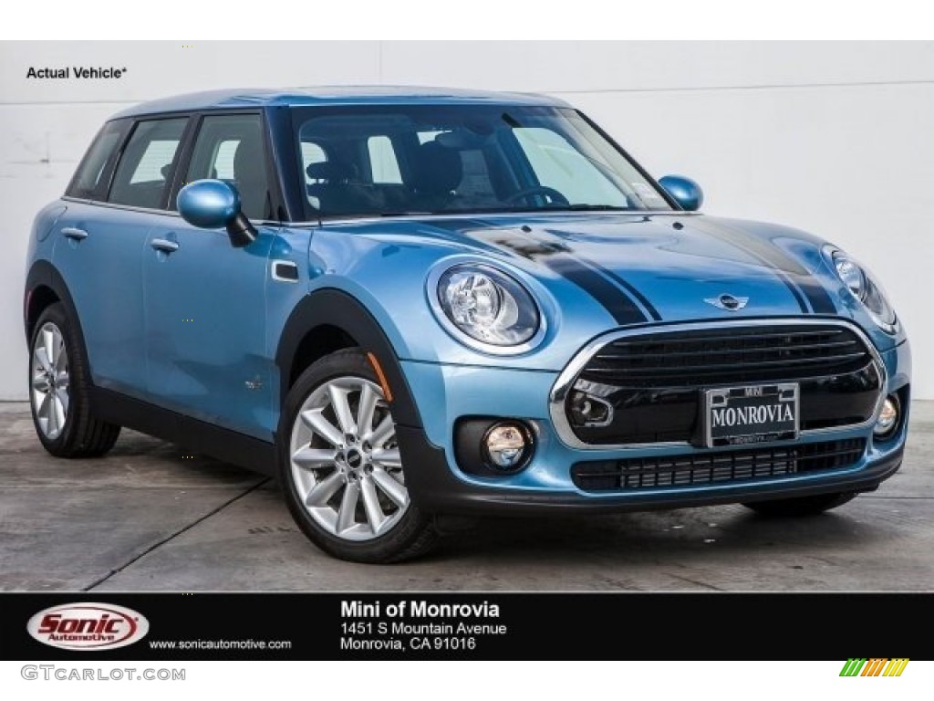 2017 Clubman Cooper ALL4 - Digital Blue Metallic / Carbon Black photo #1