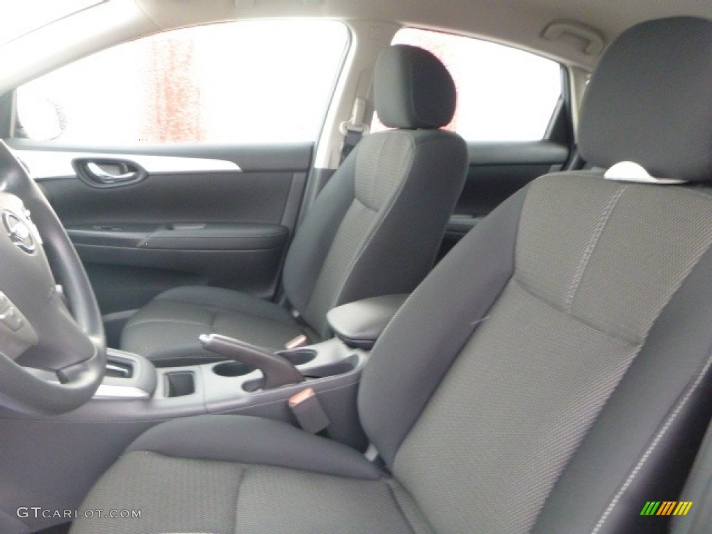 Charcoal Interior 2017 Nissan Sentra S Photo #118234520