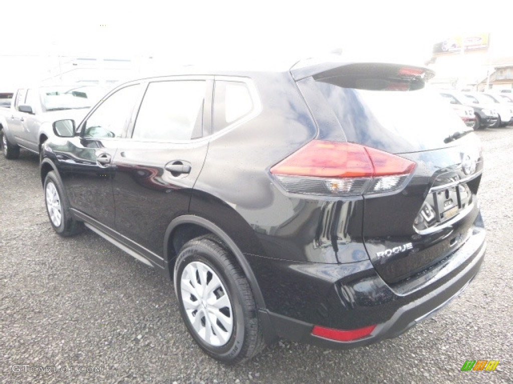 2017 Rogue S AWD - Magnetic Black / Charcoal photo #9