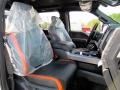 Raptor Black/Orange Accent Interior Photo for 2017 Ford F150 #118235000