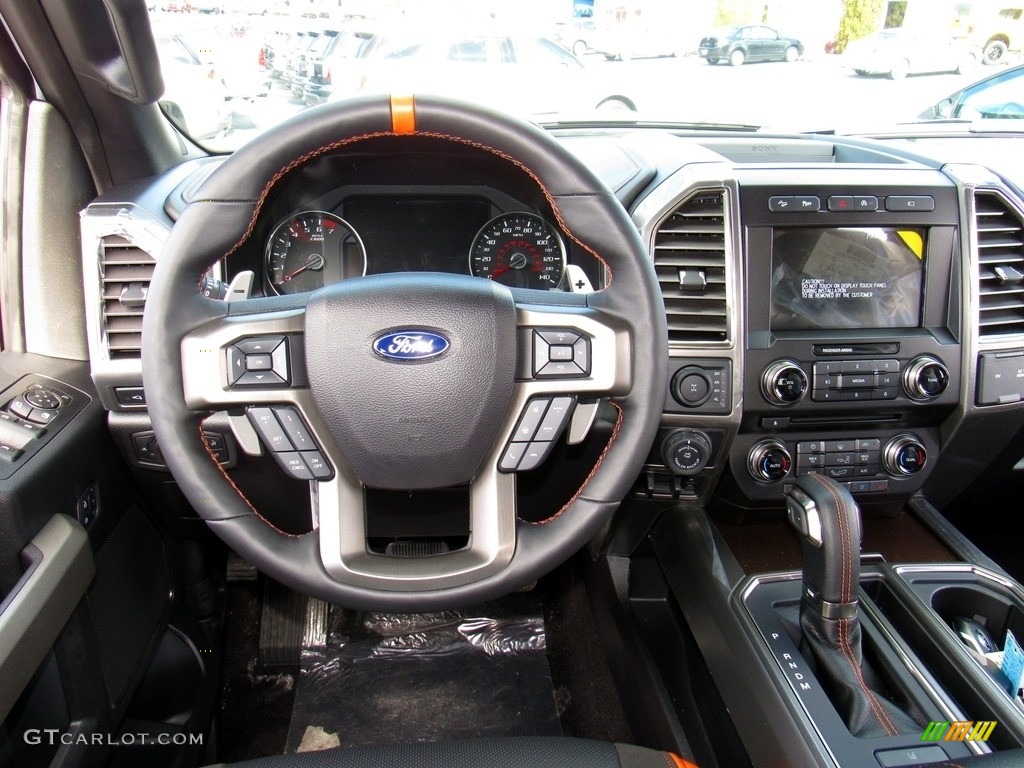 2017 F150 SVT Raptor SuperCrew 4x4 - Oxford White / Raptor Black/Orange Accent photo #20