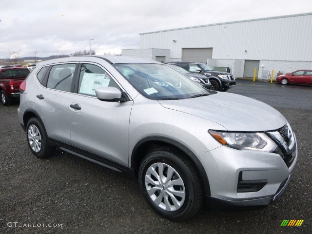 Brilliant Silver 2017 Nissan Rogue S AWD Exterior Photo #118235153