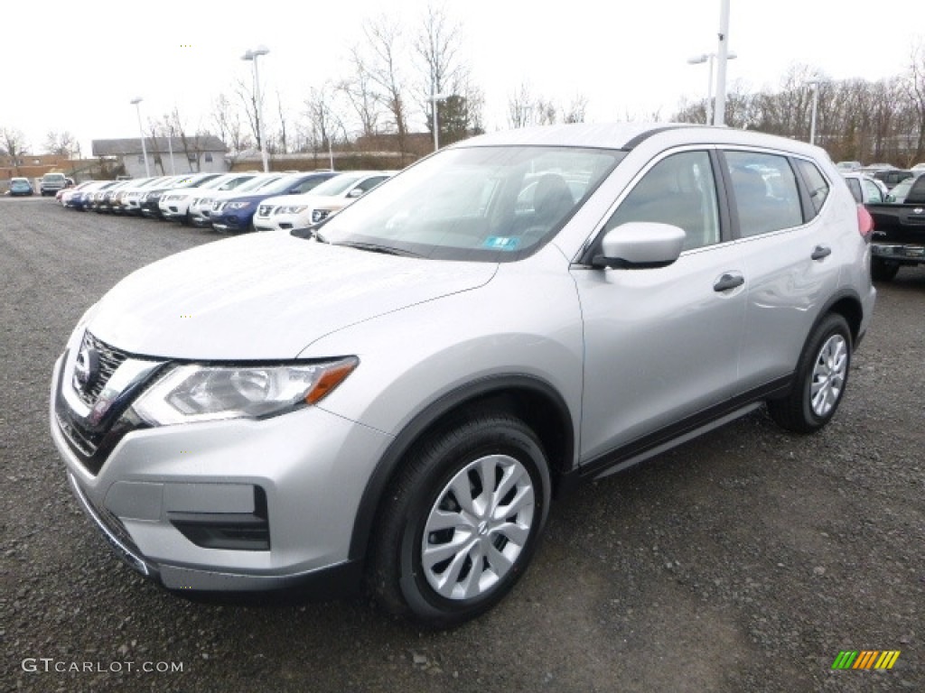 Brilliant Silver 2017 Nissan Rogue S AWD Exterior Photo #118235376