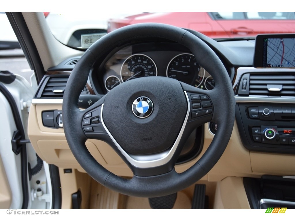 2014 3 Series 328i xDrive Sedan - Alpine White / Venetian Beige photo #18