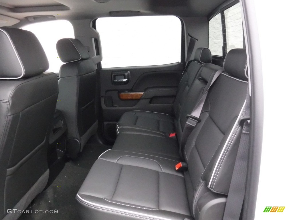 High Country Jet Black/­Medium Ash Gray Accent Interior 2017 Chevrolet Silverado 3500HD High Country Crew Cab Dual Rear Wheel 4x4 Photo #118235702