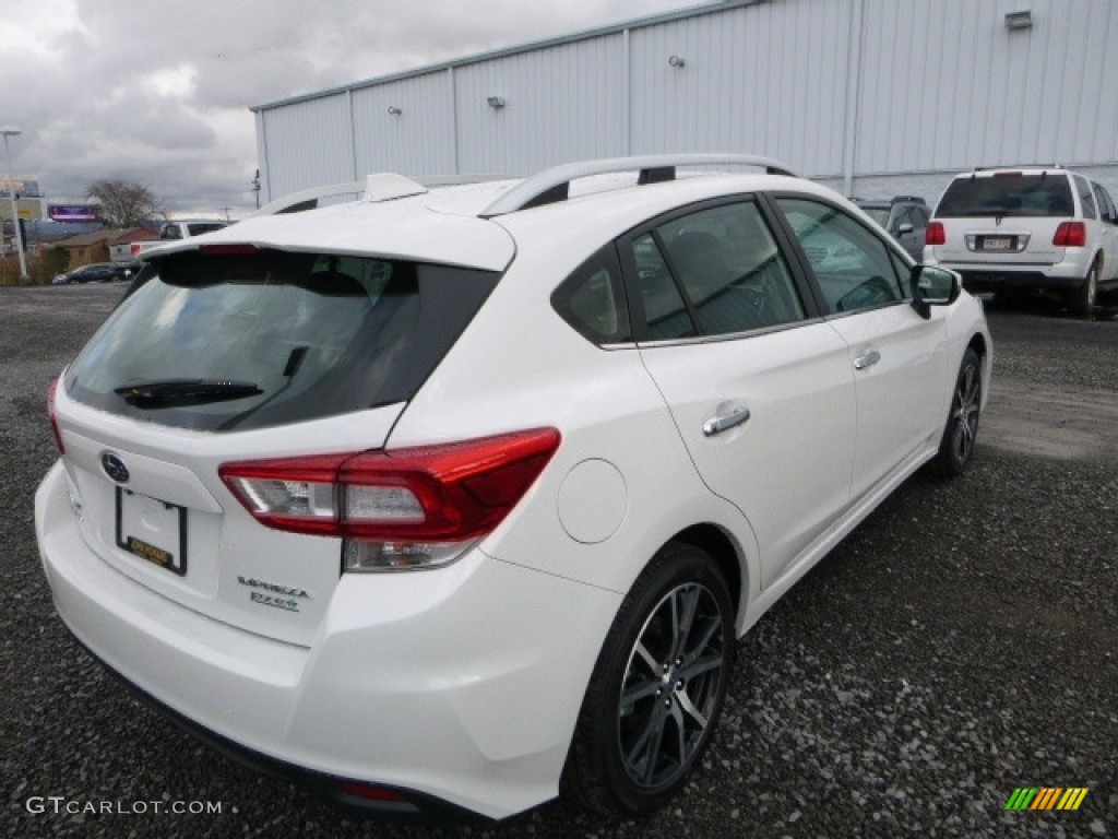 2017 Impreza 2.0i Limited 5-Door - Crystal White Pearl / Black photo #7