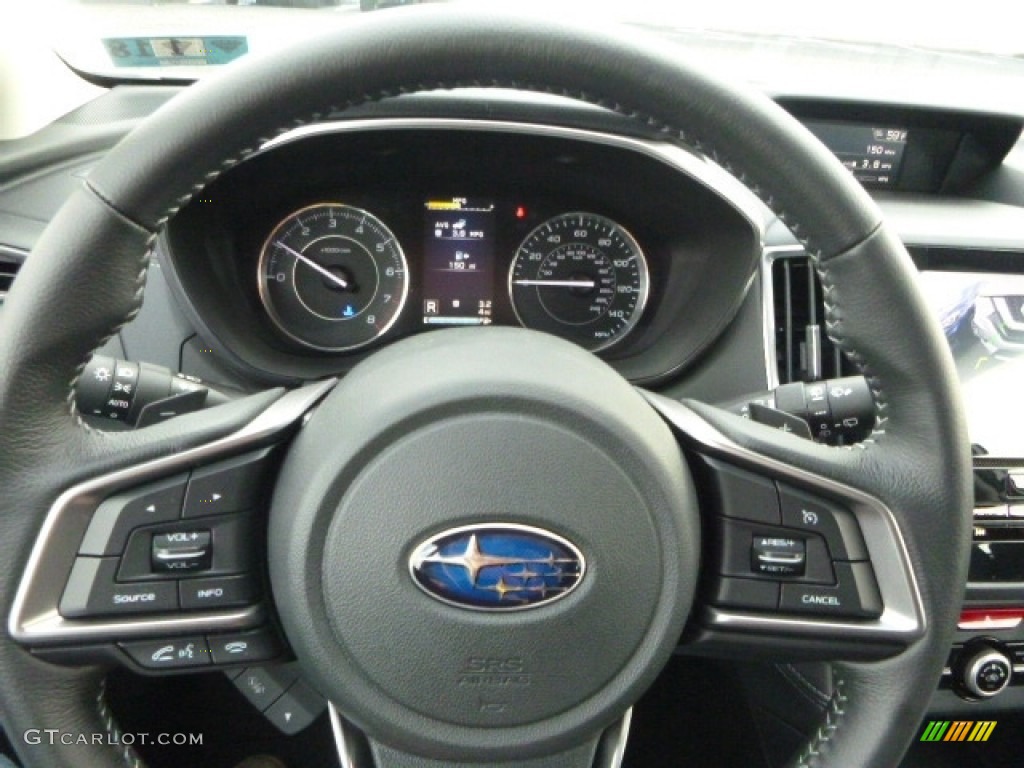 2017 Subaru Impreza 2.0i Limited 5-Door Black Steering Wheel Photo #118237439
