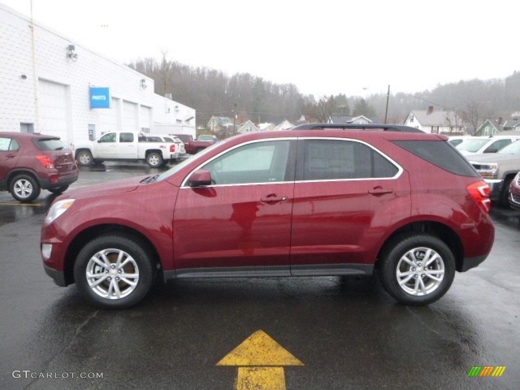 2017 Equinox LT AWD - Siren Red Tintcoat / Jet Black photo #9
