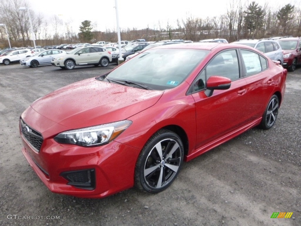 Lithium Red Pearl 2017 Subaru Impreza 2.0i Sport 4-Door Exterior Photo #118237649