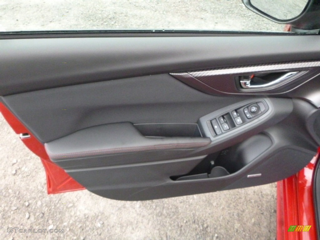 2017 Subaru Impreza 2.0i Sport 4-Door Black Door Panel Photo #118237682