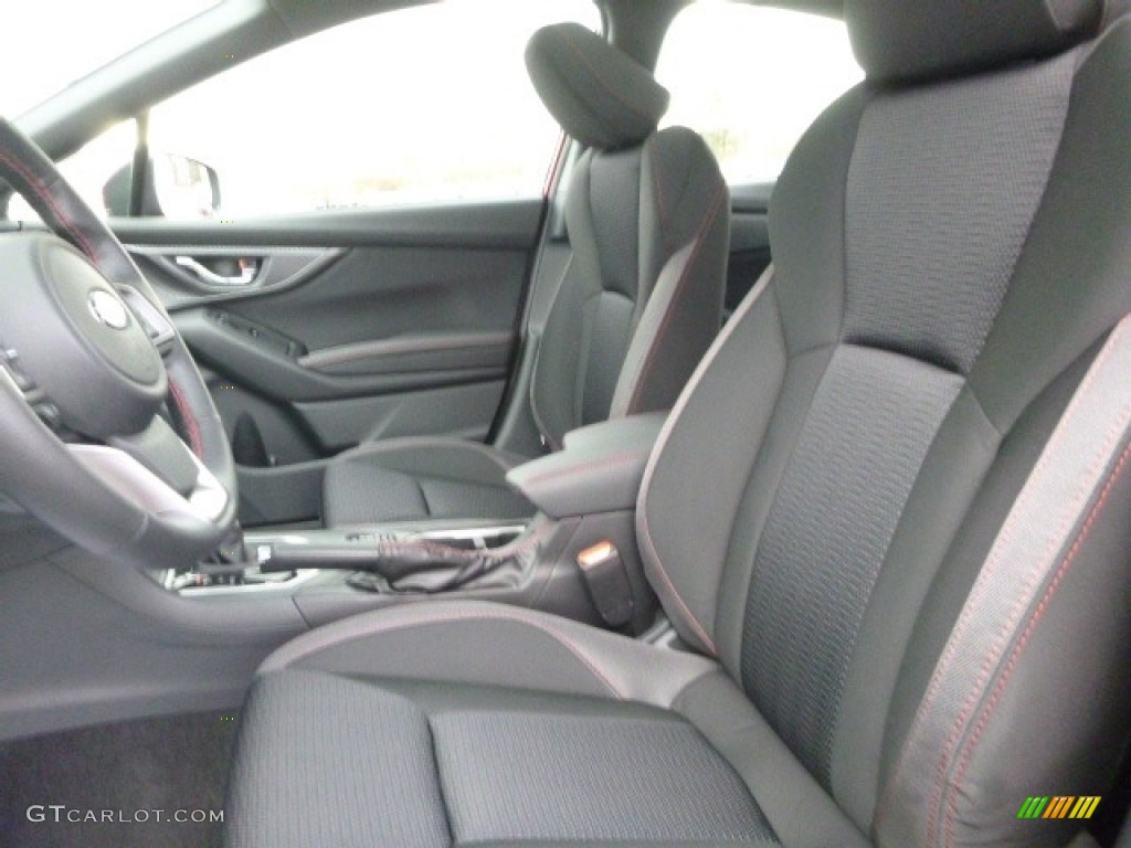 Black Interior 2017 Subaru Impreza 2.0i Sport 4-Door Photo #118237721