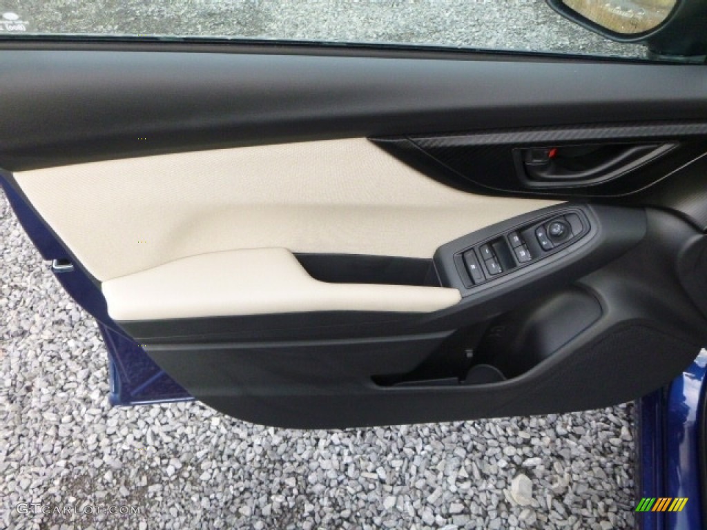 2017 Subaru Impreza 2.0i Premium 4-Door Ivory Door Panel Photo #118238090